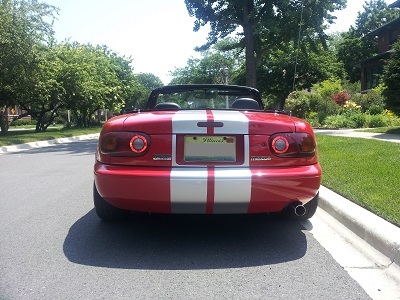 rear view - Miata