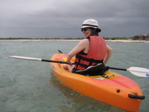 kayaking in the Caribbean